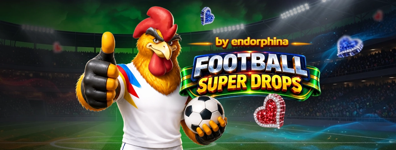 ⚽ Football Super Drops — 25,000 Instant Prizes in Endorphina Slots!